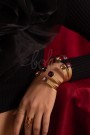 ViMaDa Swarowski armbånd lilla thumbnail