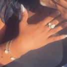 ViMaDa Swarowski armbånd offwhite thumbnail