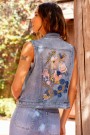 Paljett Denim Vest thumbnail