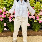 Zenia Bluse Beige  thumbnail