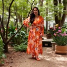 Valentina Kjole Orange thumbnail