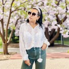 Zenia Bluse Beige  thumbnail