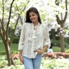 Zenia Bluse Beige  thumbnail