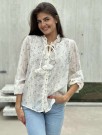 Zenia Bluse Beige  thumbnail