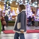 Bamboo jakke blå thumbnail